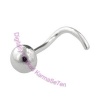 Ball (3mm) - Silver Nose Stud